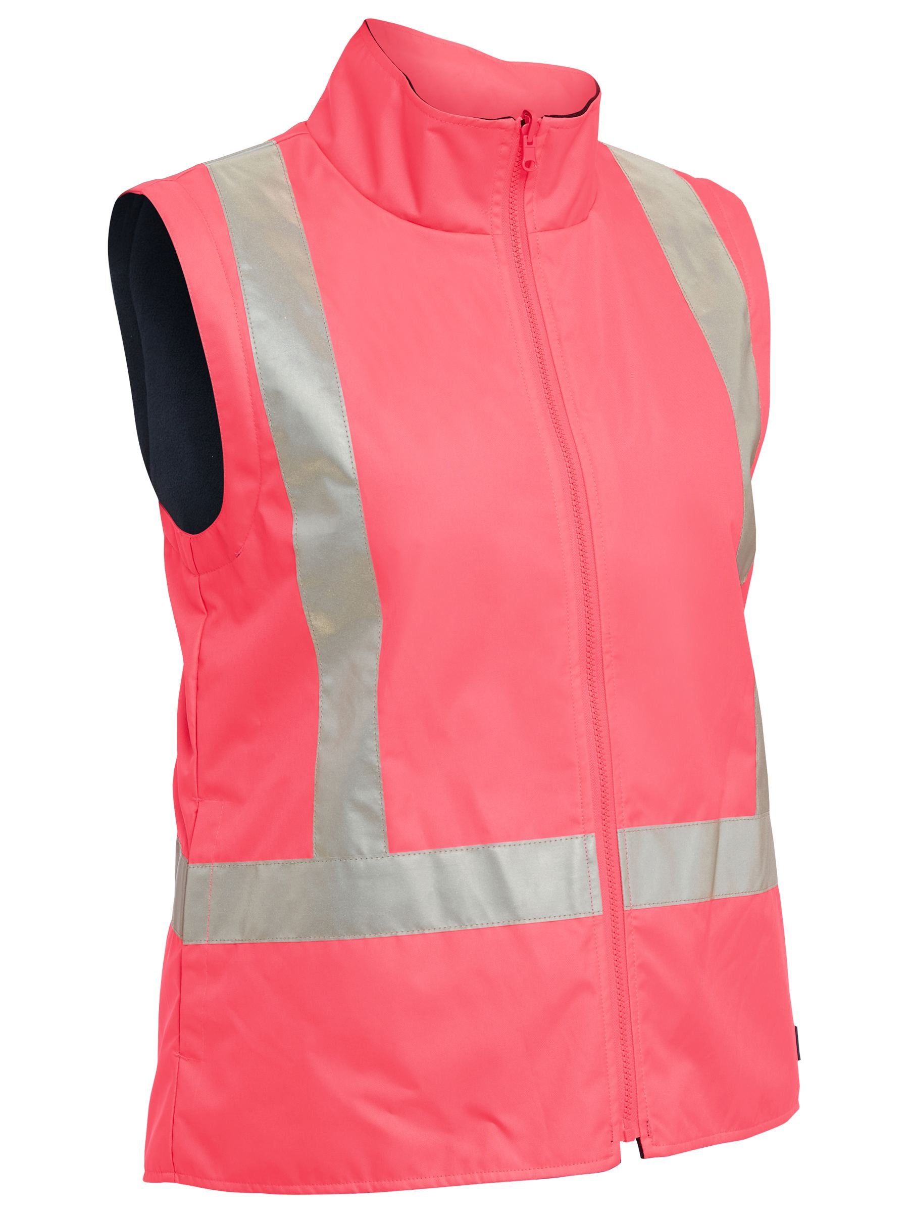 Bisley Women's Taped Hi Vis 5 in 1 Rain Jacket BKL6975