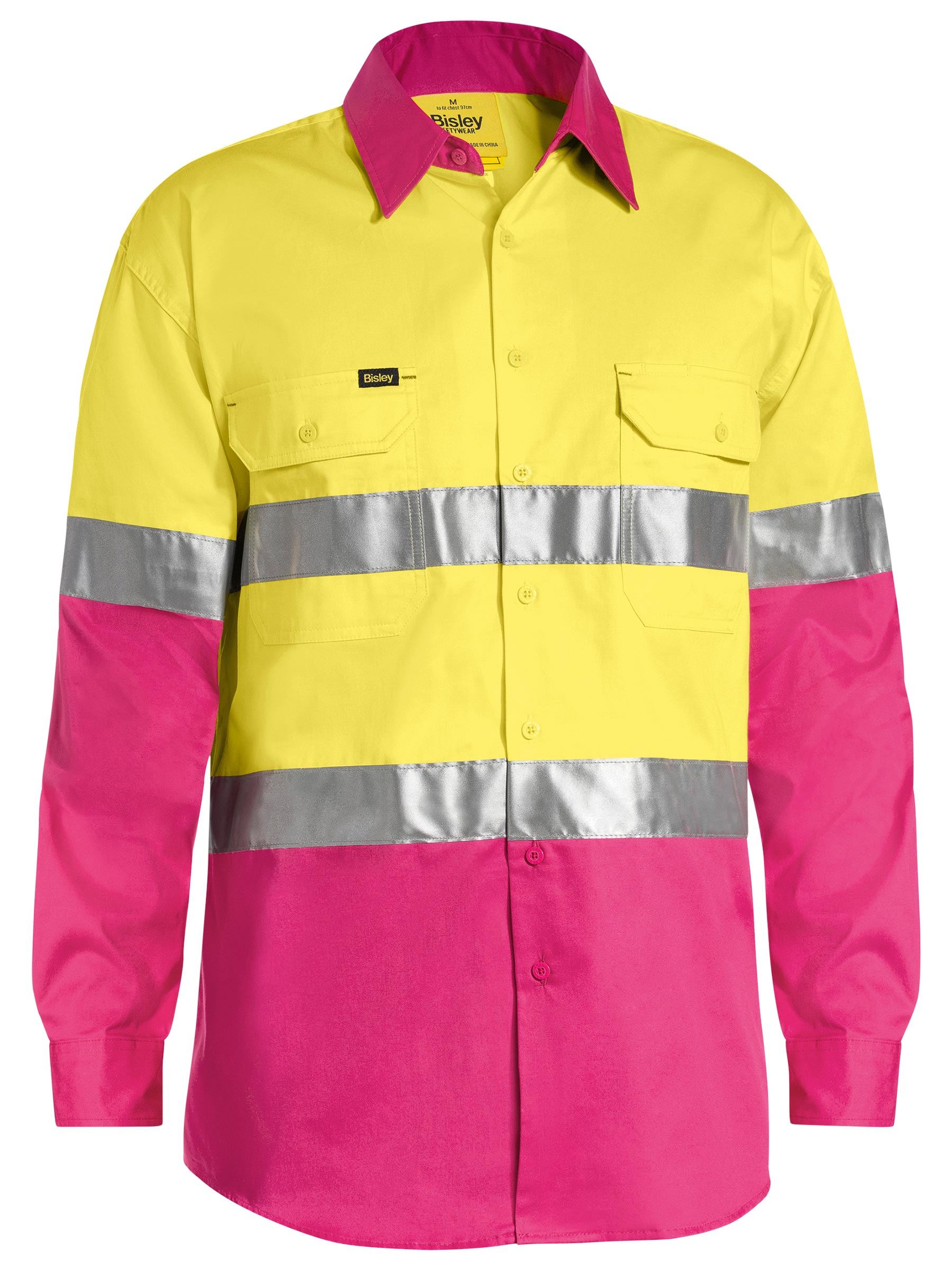 Bisley Taped Hi Vis Cool Lightweight Shirt BS6696T
