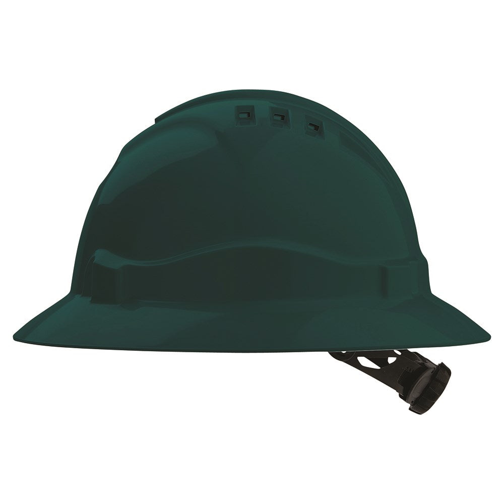 Pro Choice V6 Hard Hat Vented Full Brim Ratchet Harness HHV6FB