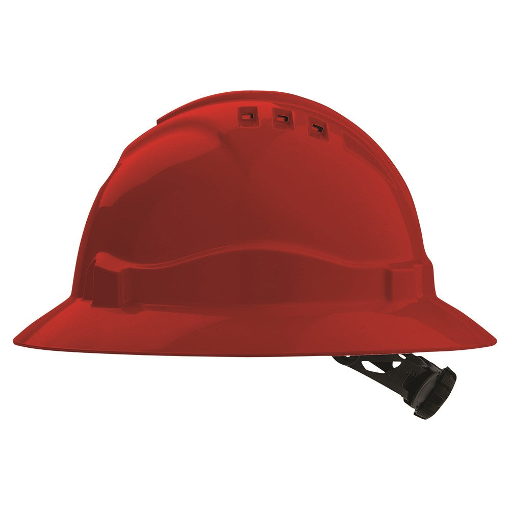 Pro Choice V6 Hard Hat Vented Full Brim Ratchet Harness HHV6FB