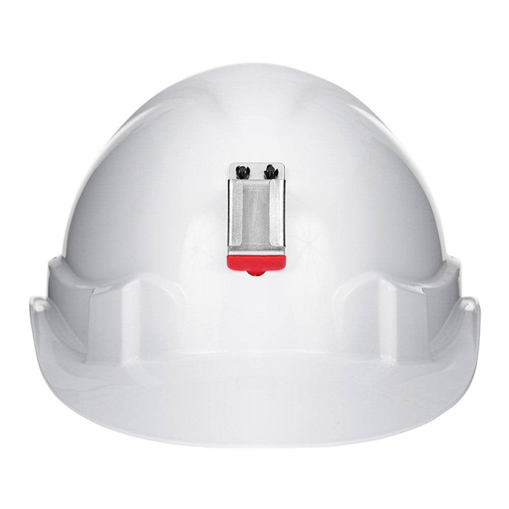 Pro Choice V6 Hard Hat Vented With Lamp Bracket And Pushlock Harness - White HHV6LB-W